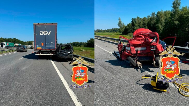 Три человека погибли в ДТП с грузовиком в Подмосковье