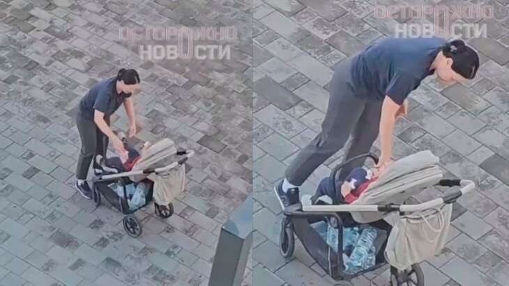 Полиция установила личность женщины, избившей ребенка в коляске в Подмосковье