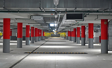 Отделочные работы в паркинге в составе ТПУ «Ховрино» завершены